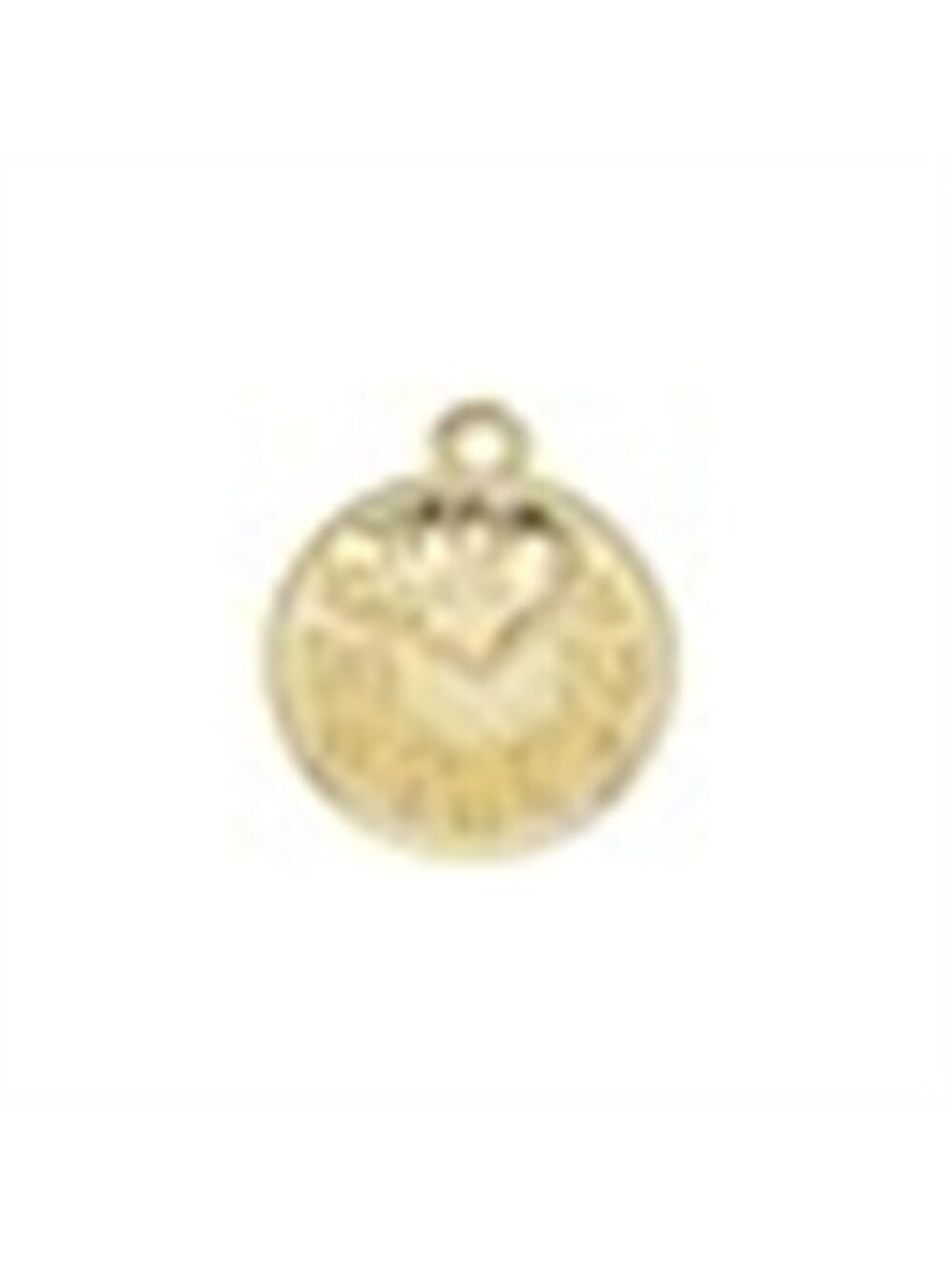 10 Gold 14K Plate Pewter 18.5mm Domed Analog Clock Face Charms Pendants Bulk Lot